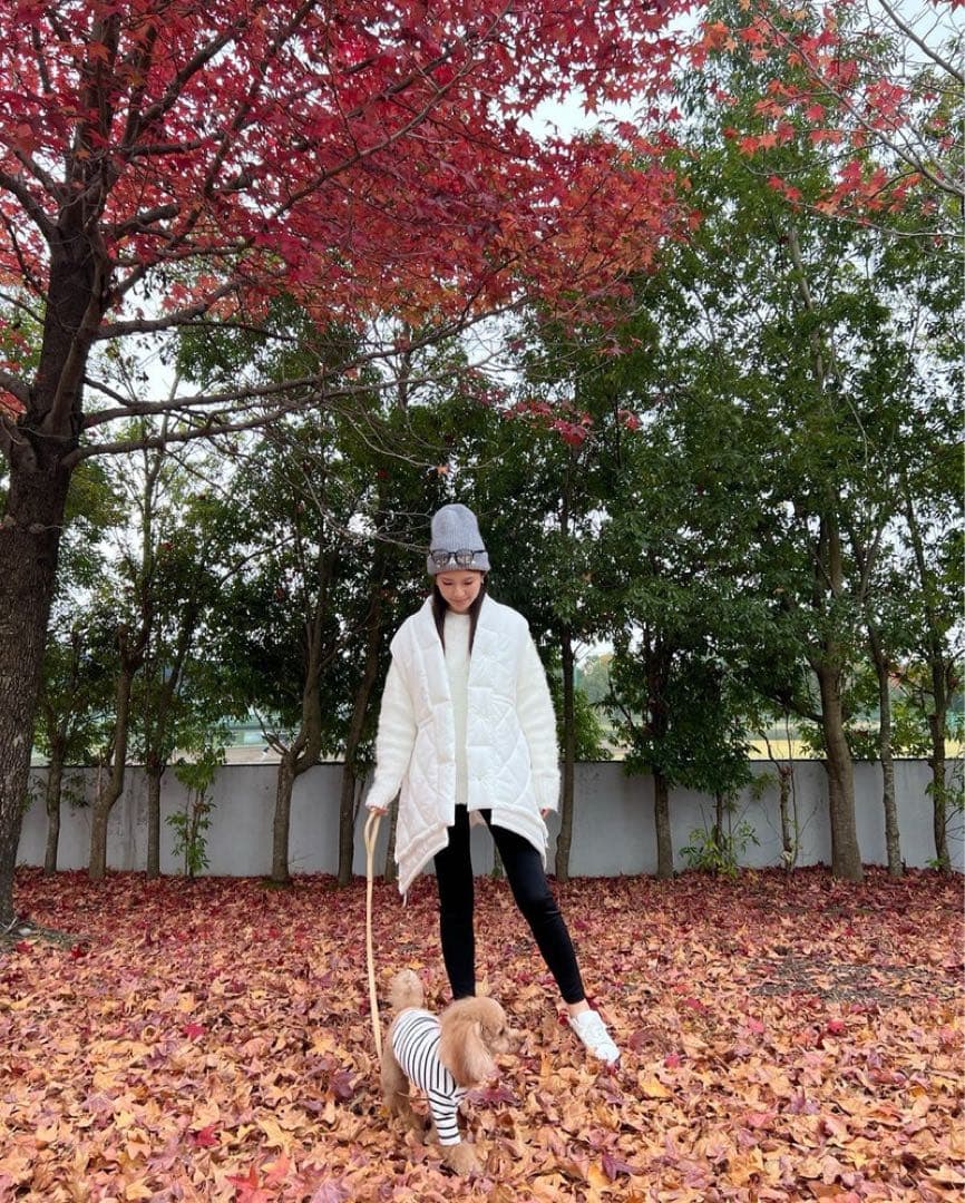 新品タグ付き☆maison de Dolce.キルティングベスト ドルチェ