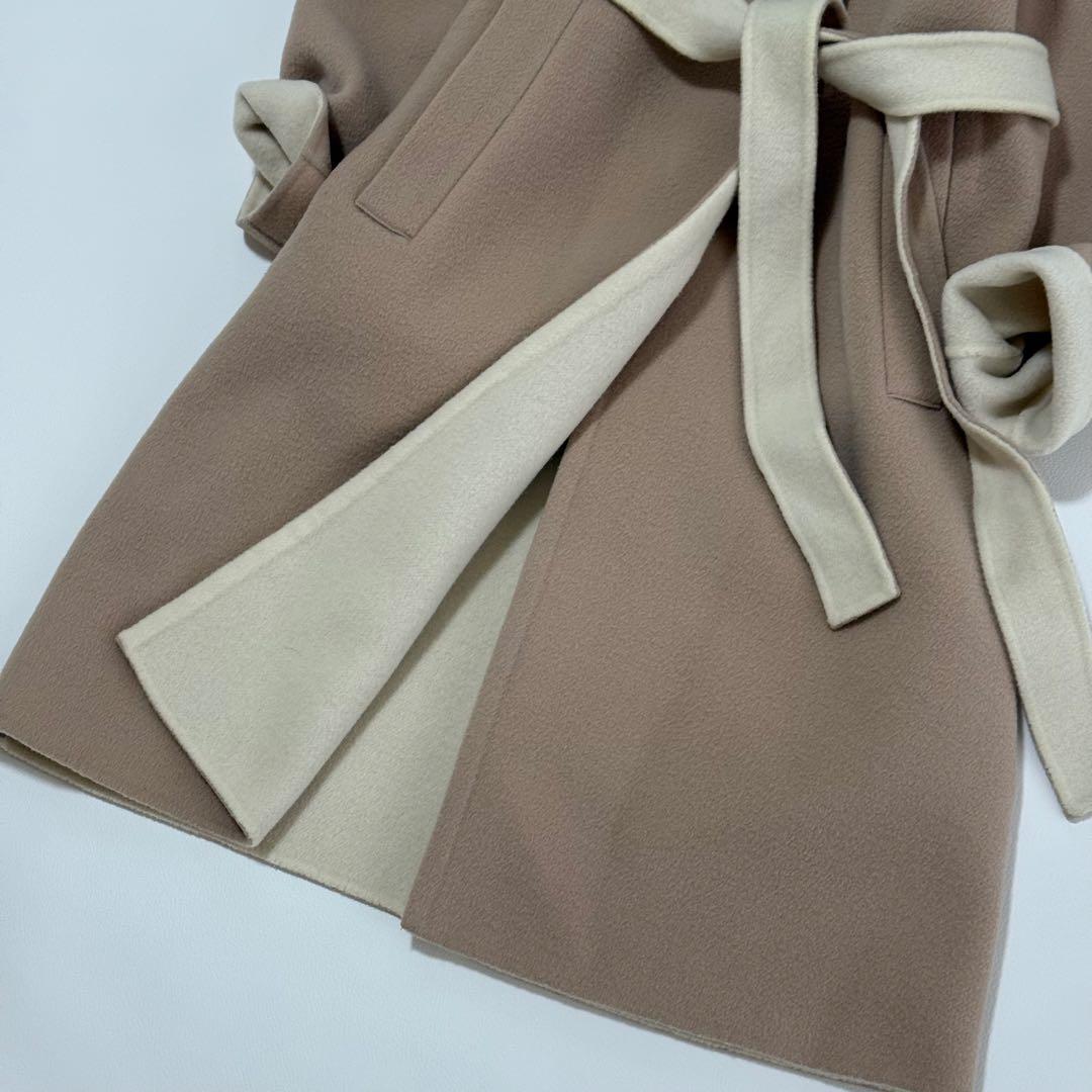 美品✨ マッキントッシュ ウールリバー ダブルフェイス フード付きコート