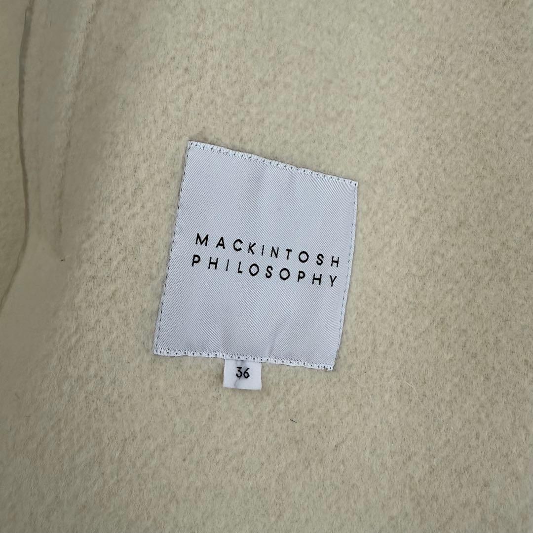 美品✨ マッキントッシュ ウールリバー ダブルフェイス フード付きコート