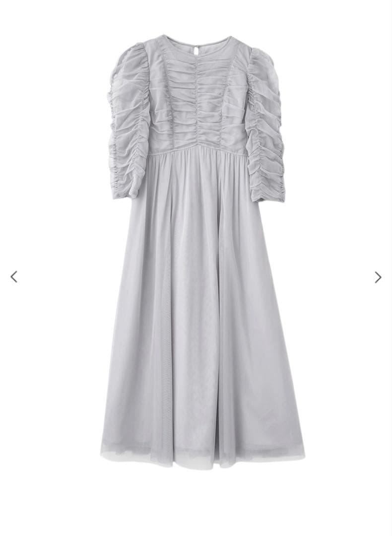 売り切れ人気商品☆LILLIAN CARAT ギャザーチュールワンピース