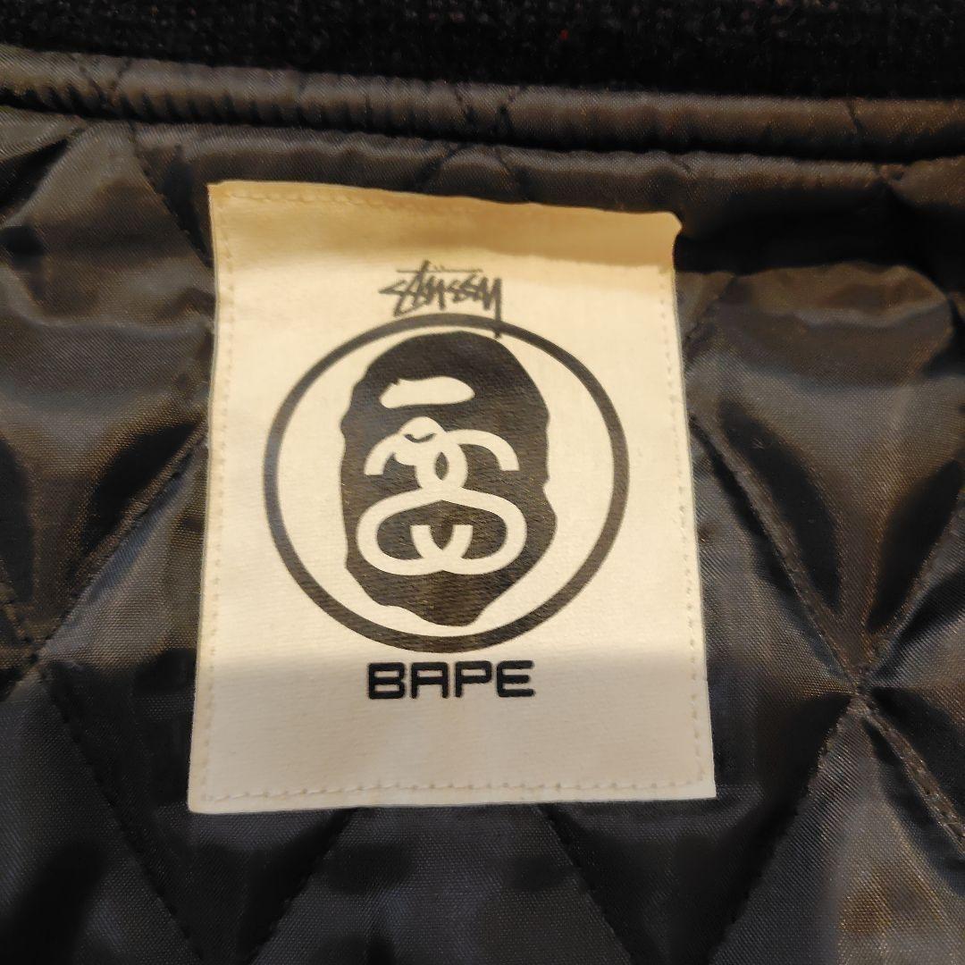 エイプ☓ステューシーコラボスタジャン　M美品