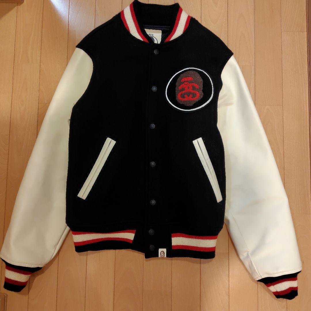 エイプ☓ステューシーコラボスタジャン　M美品