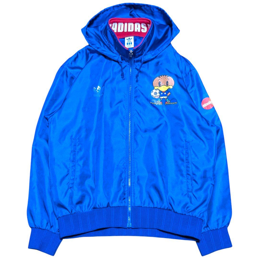 90s adidas 1992年アジアカップ広島 公式 ウインドブレーカー Ｏ