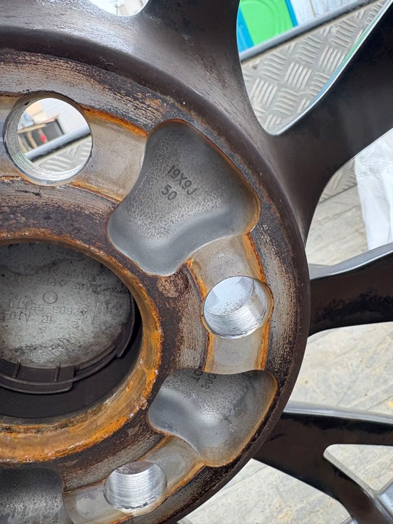 レクサスRC F 純正アルミホイール 19インチ4本セットフロント9Jリア10J