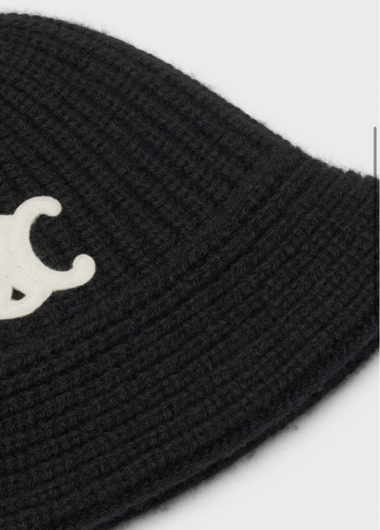 CELINE トリオンフ クロシェ バケットハット / カシミア