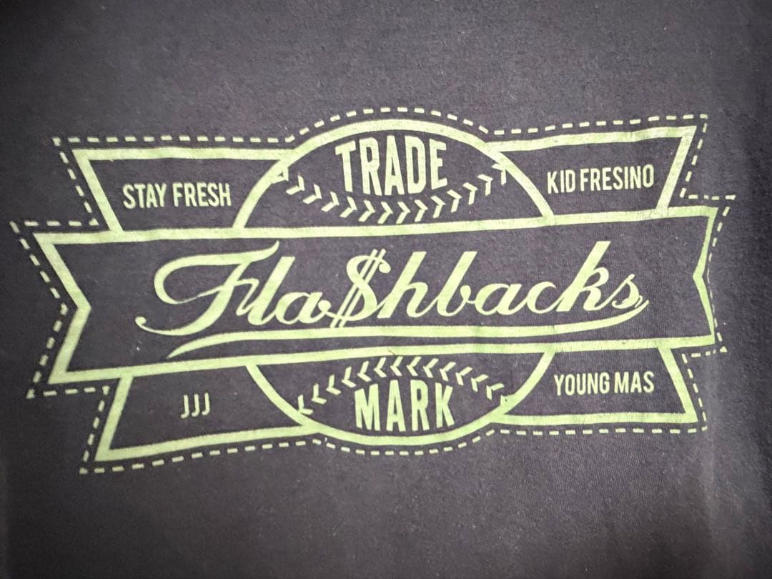 Flashbacks Fla$hback$ Tシャツ　ブラック　Sサイズ
