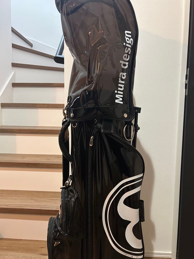 フランク三浦　Miura design ブラックキャディバッグ