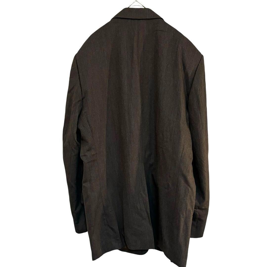 ヴィンテージ　スーツ　セットアップ　90s　セレモニー　成人式　ダークブラウン