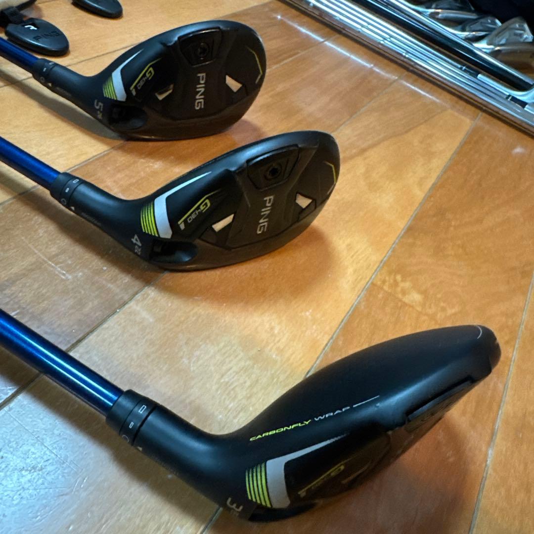 ピンg430 UT 3.4.5.グラファイトデザイン HY85s イオミック黒