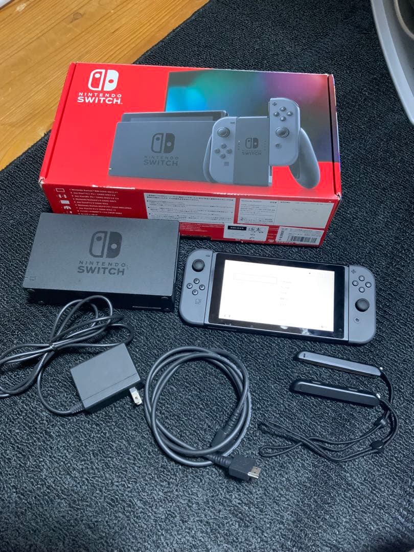 Nintendo Switch グレー 本体、付属ソフト天穂のサクナヒメ