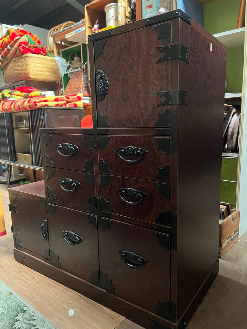 ひだまり＊階段箪笥 昭和レトロ インテリア アンティーク 日本 和