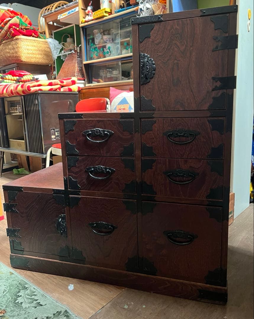 ひだまり＊階段箪笥 昭和レトロ インテリア アンティーク 日本 和