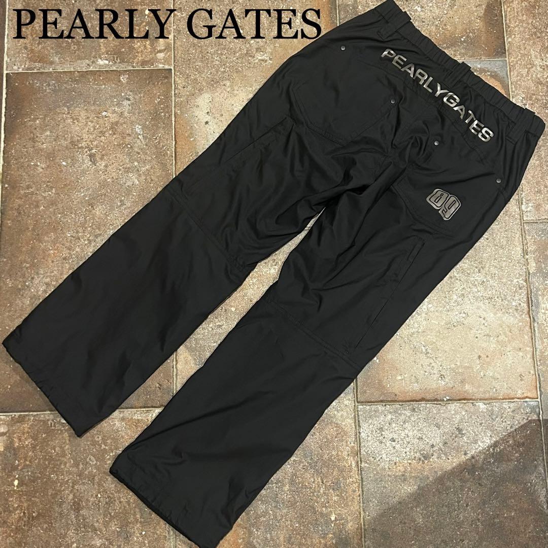 PEARLY GATES ナイロンパンツ ロング ウエストゴム ドローコード