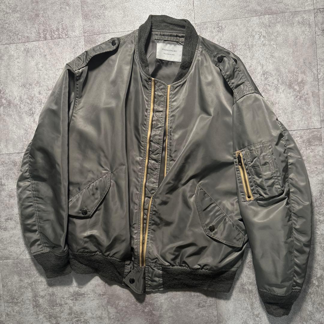 MARKAWERE L2B フライトジャケット　短丈　ダブルジップ　ノームコア