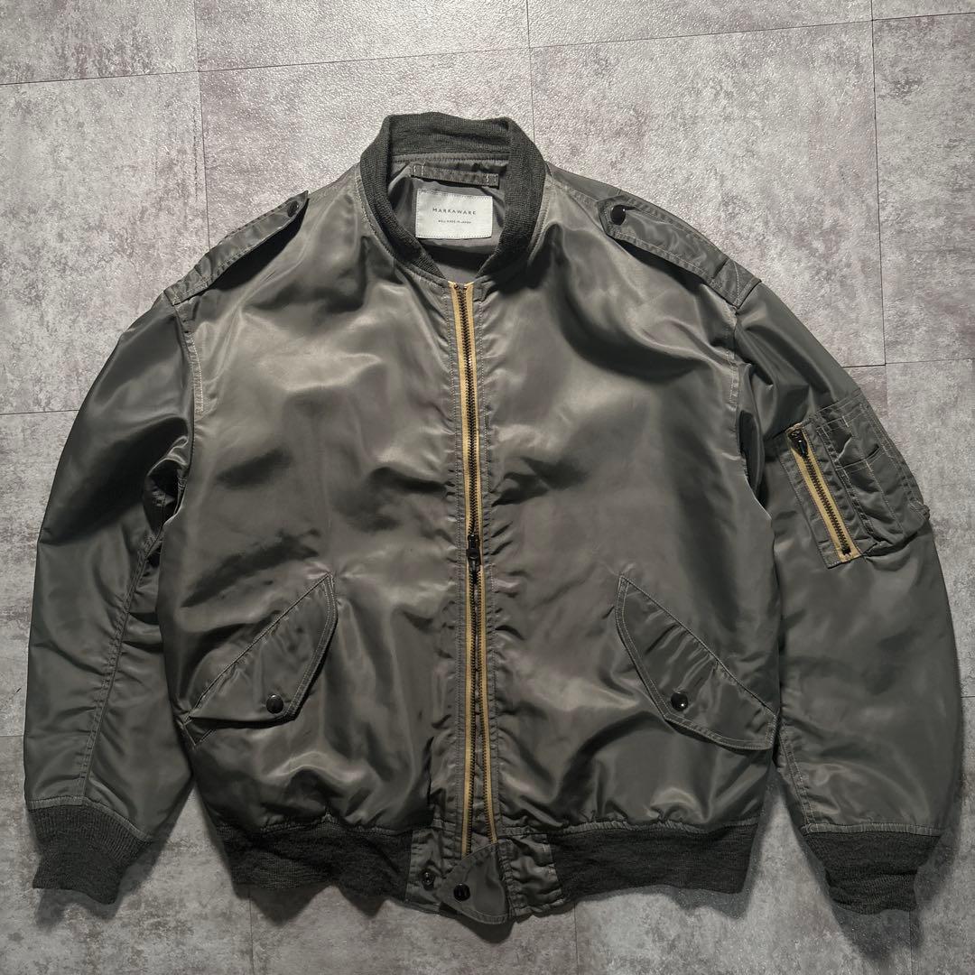 MARKAWERE L2B フライトジャケット　短丈　ダブルジップ　ノームコア