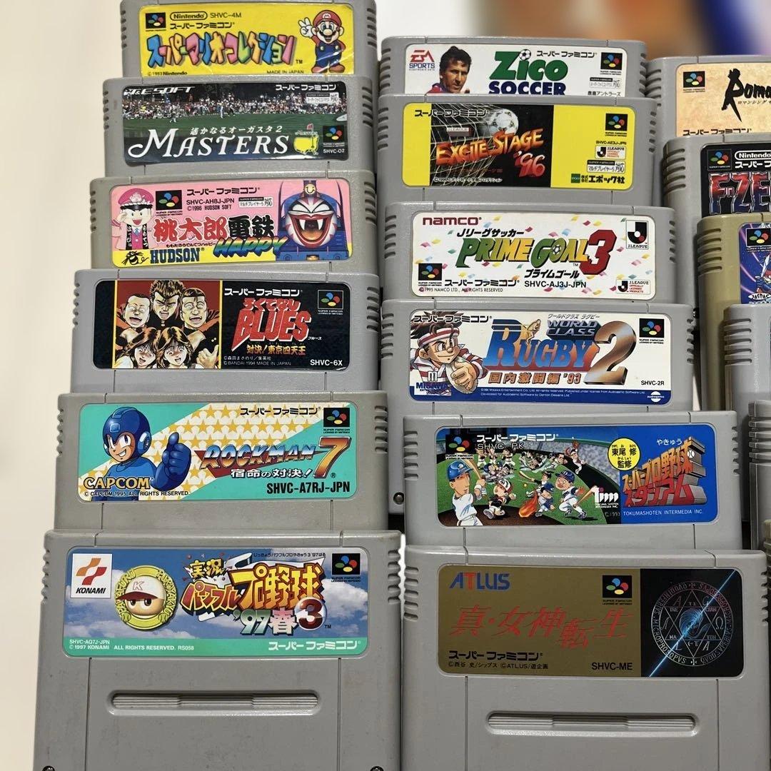 【Nintendo】スーパーファミコン本体ソフトセット