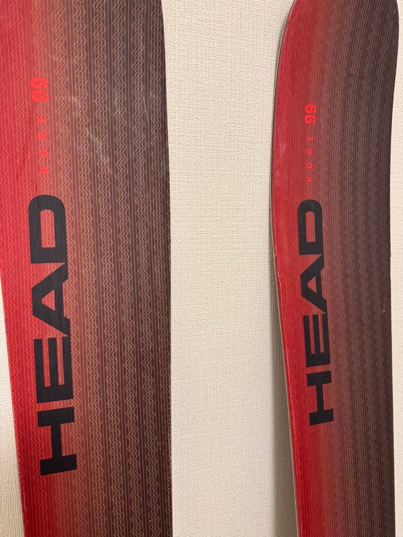 HEAD KORE99 スキーセット ブラック/レッド