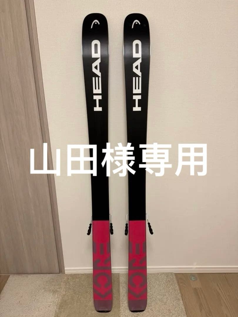 HEAD KORE99 スキーセット ブラック/レッド