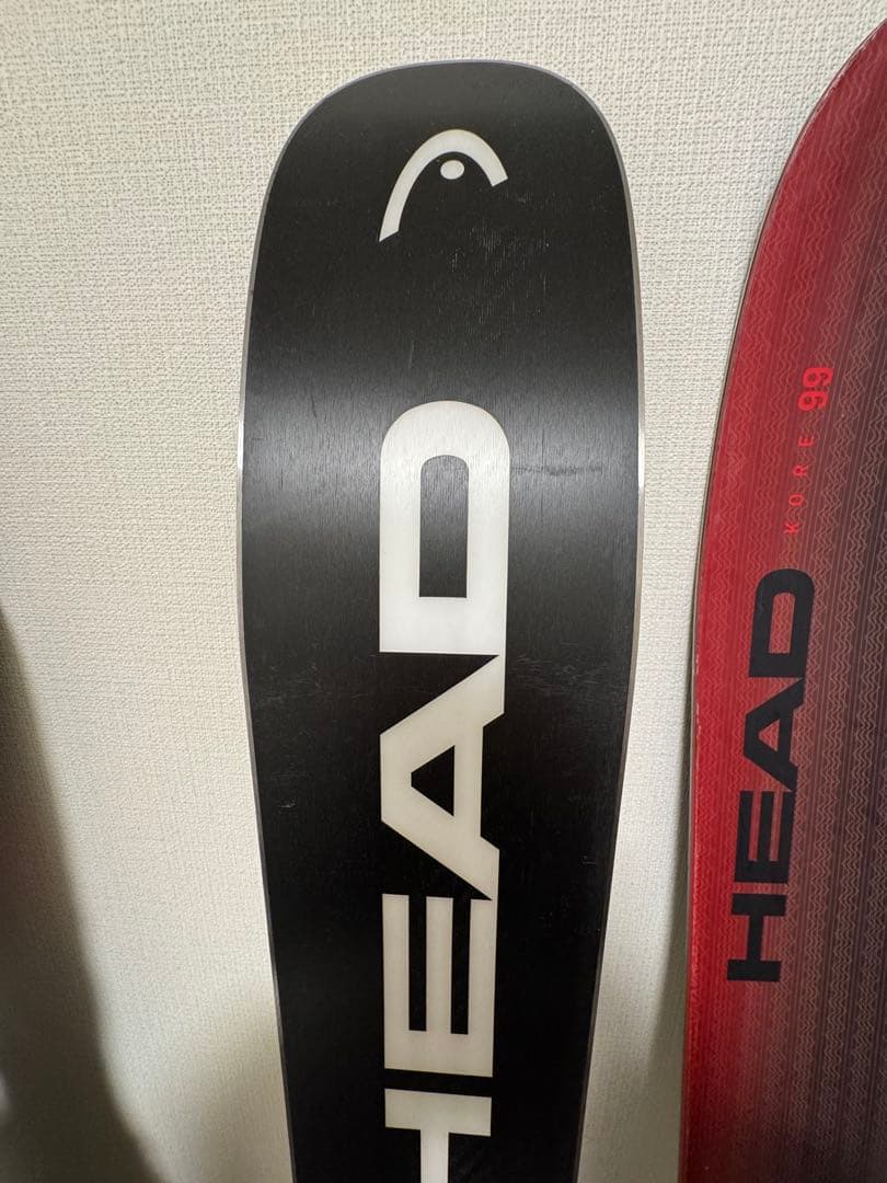 HEAD KORE99 スキーセット ブラック/レッド