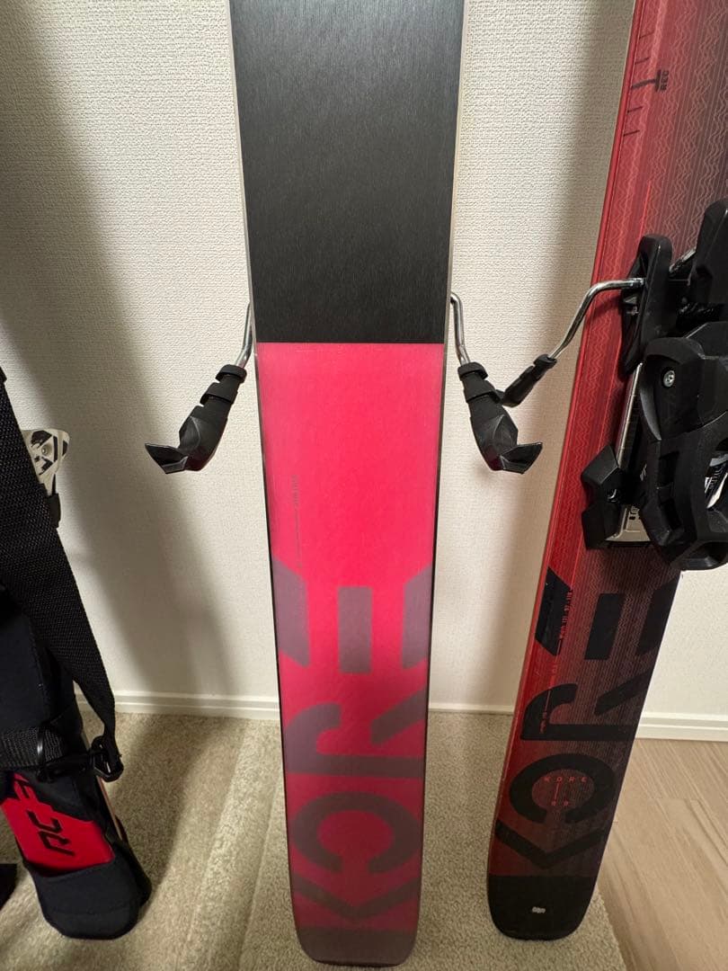 HEAD KORE99 スキーセット ブラック/レッド