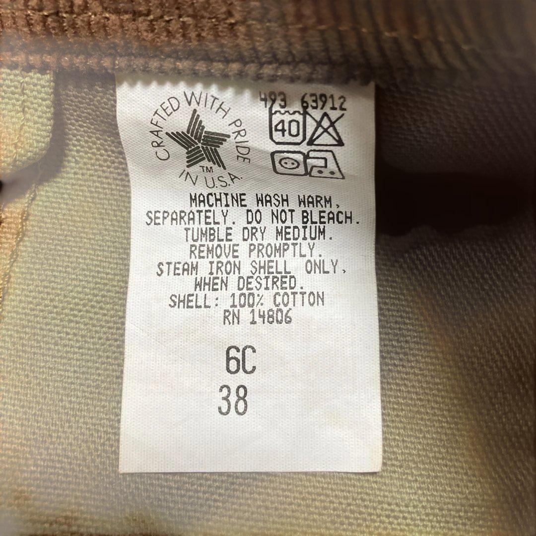 Carhartt 星タグ ミシガン 裏地なし90'sカバーオール 38 未着用品