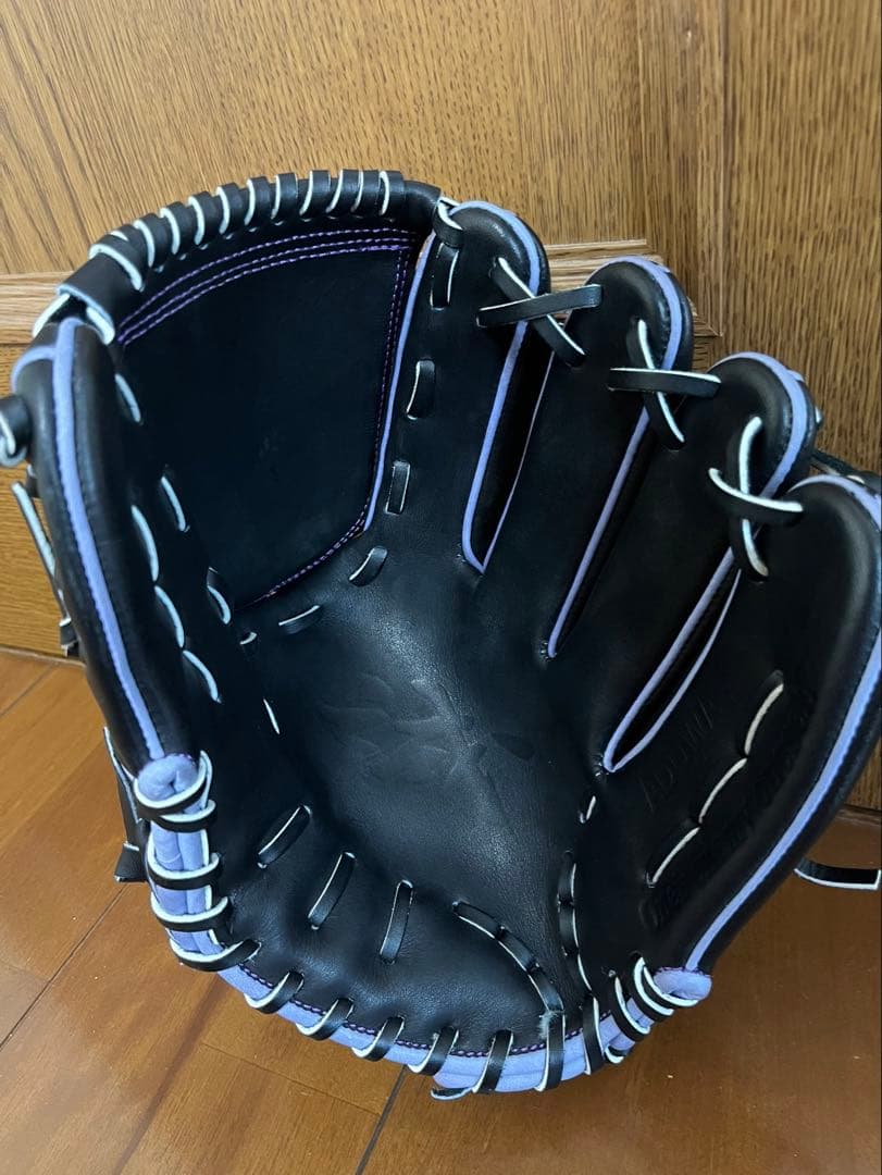 MAKOTO 硬式野球グローブ 黒/紫