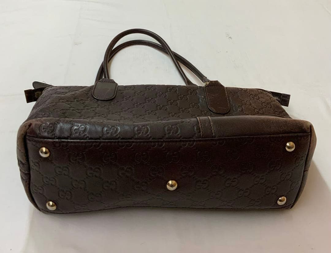 GUCCI グッチ グッチシマ ホースビット レザートートバッグ