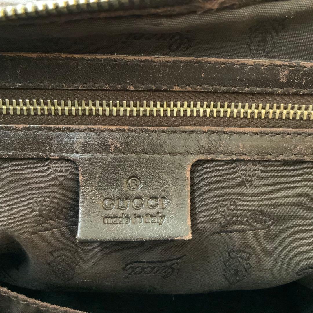 GUCCI グッチ グッチシマ ホースビット レザートートバッグ