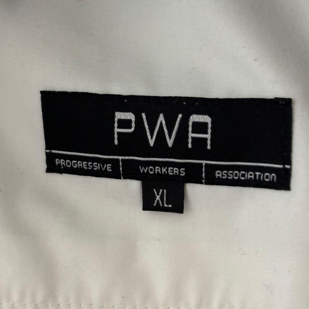 PWA プア　UNI-01 グレー　スラックス　ロゴ　XL