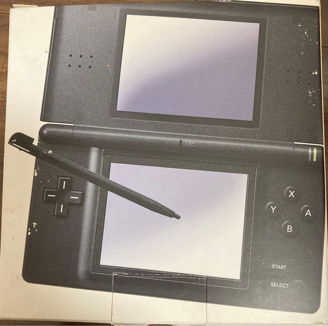 NINTENDO DS- LITE ジェットブラック&美文字トレーニングソフト