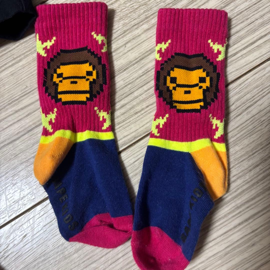 アベイジングエイプ Tシャツ・迷彩レギンス・靴下セット