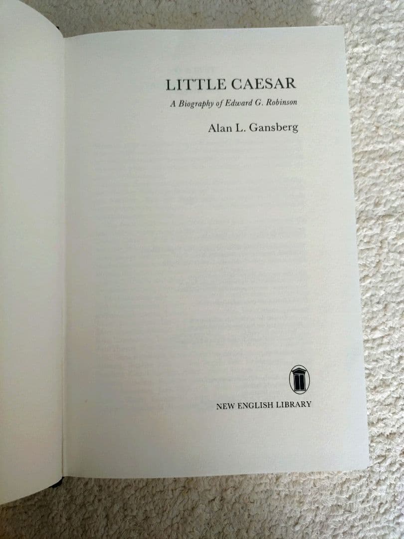 リトル・シーザーLittle Caesar Edward G. Robinson