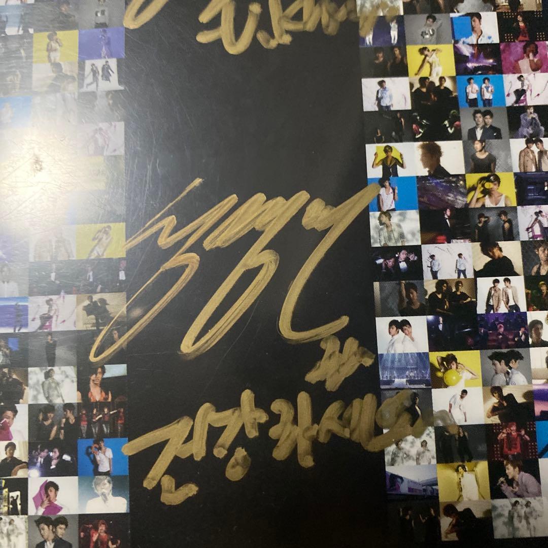 東方神起　サイン　直筆　DVD メッセージ付き