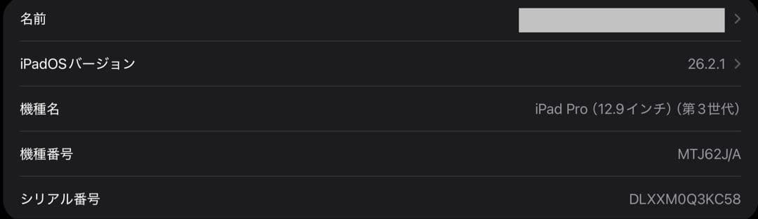 iPad Pro 12.9 第3世代 GPS+Cellular pencil付