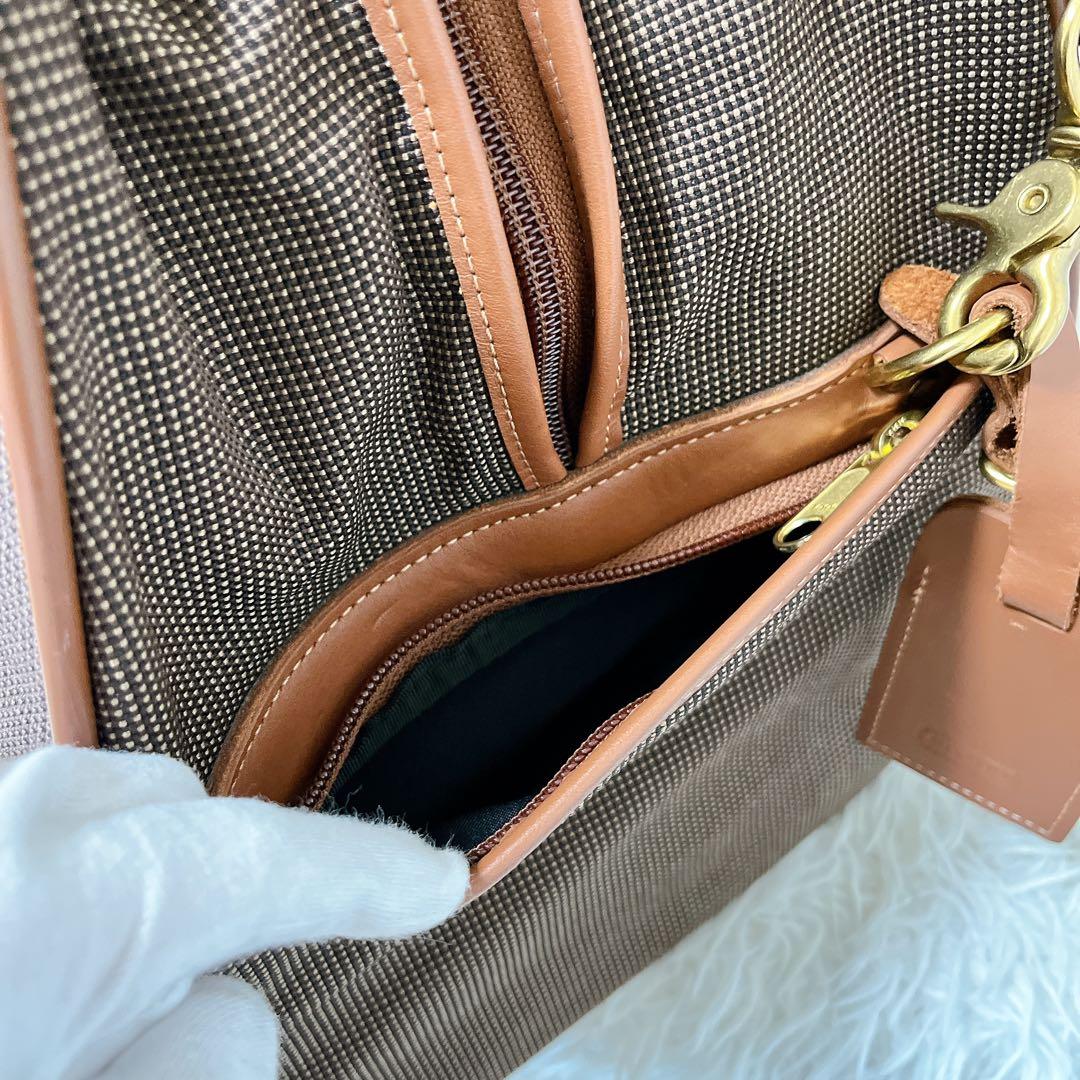 【希少・極美品】オールドコーチ ボストンバッグ 2way キャンバス レザー