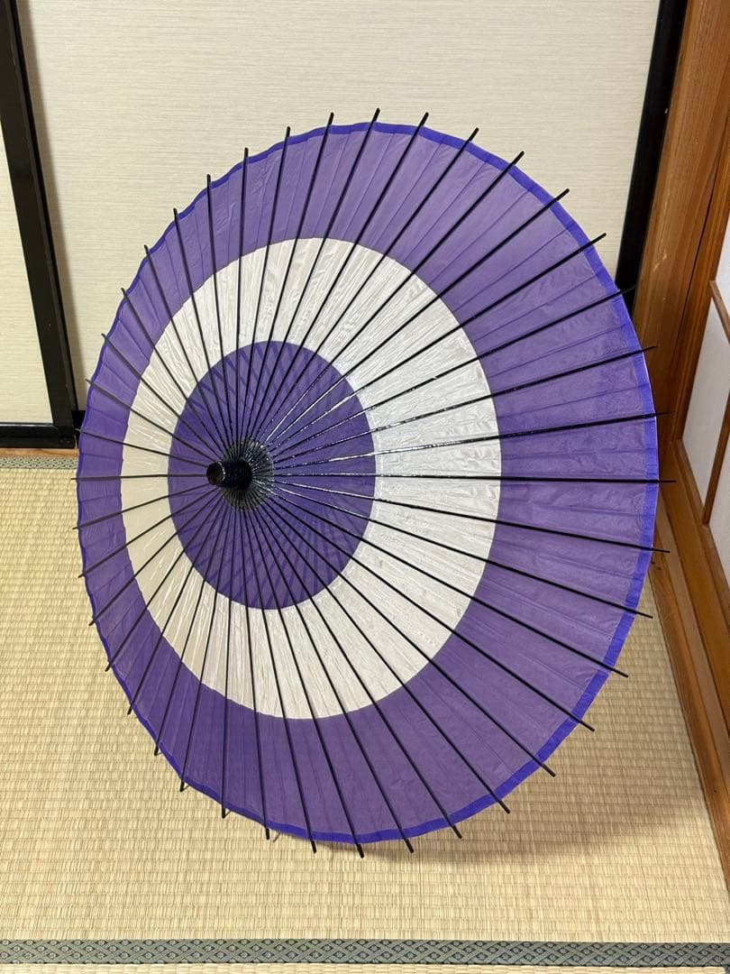 蛇の目傘　番傘　絹　シルク　助六　和傘　傘　二段継　舞踊　大衆演劇　着物　撮影