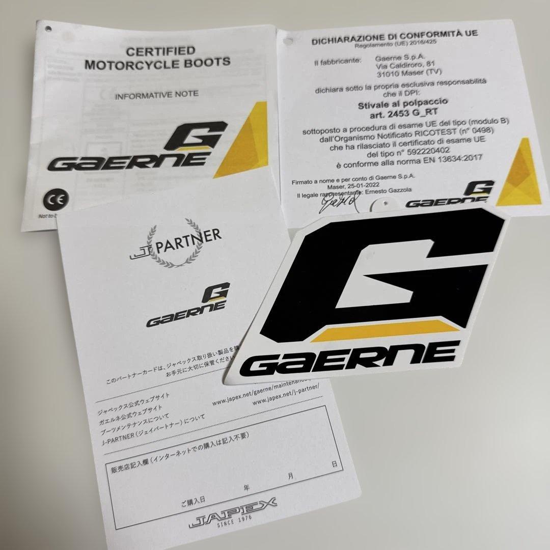 UFO【未使用品】GAERNE/ガエルネ G-RTブーツ 27.0