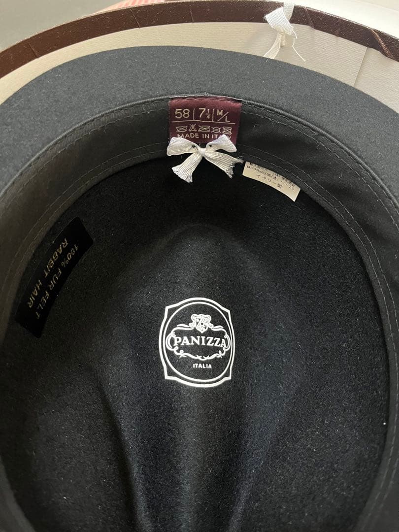 PANIZZA パニッツァ　イタリア高級ハット　上質フェルト　帽子