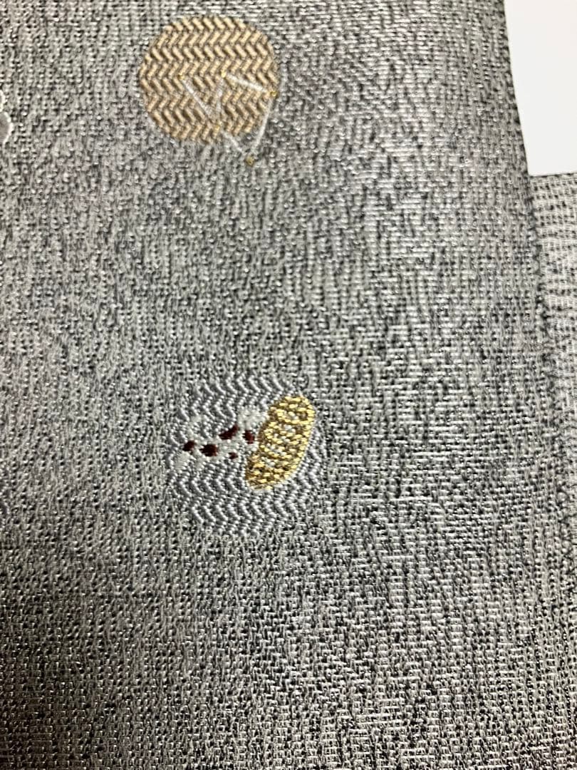 お仕立て上がり名古屋帯　新品未使用品　正絹　西陣織　No.357