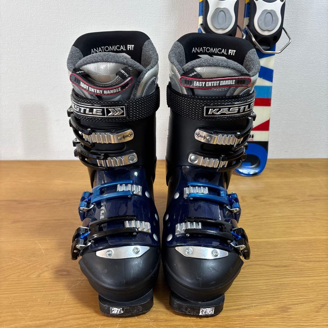 メンズ　ショートスキー　ファンスキーセット　ケスレー　27-27.5cmブーツ付