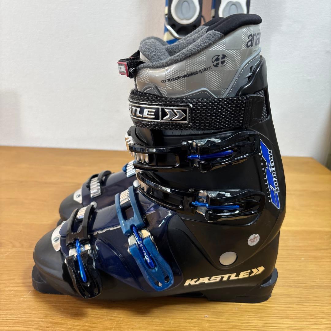 メンズ　ショートスキー　ファンスキーセット　ケスレー　27-27.5cmブーツ付