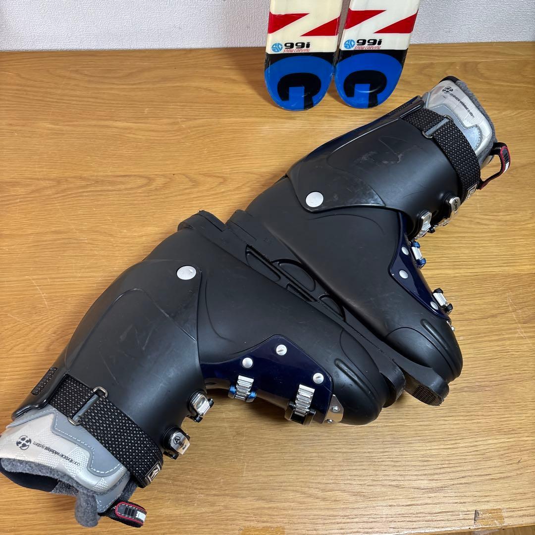 メンズ　ショートスキー　ファンスキーセット　ケスレー　27-27.5cmブーツ付