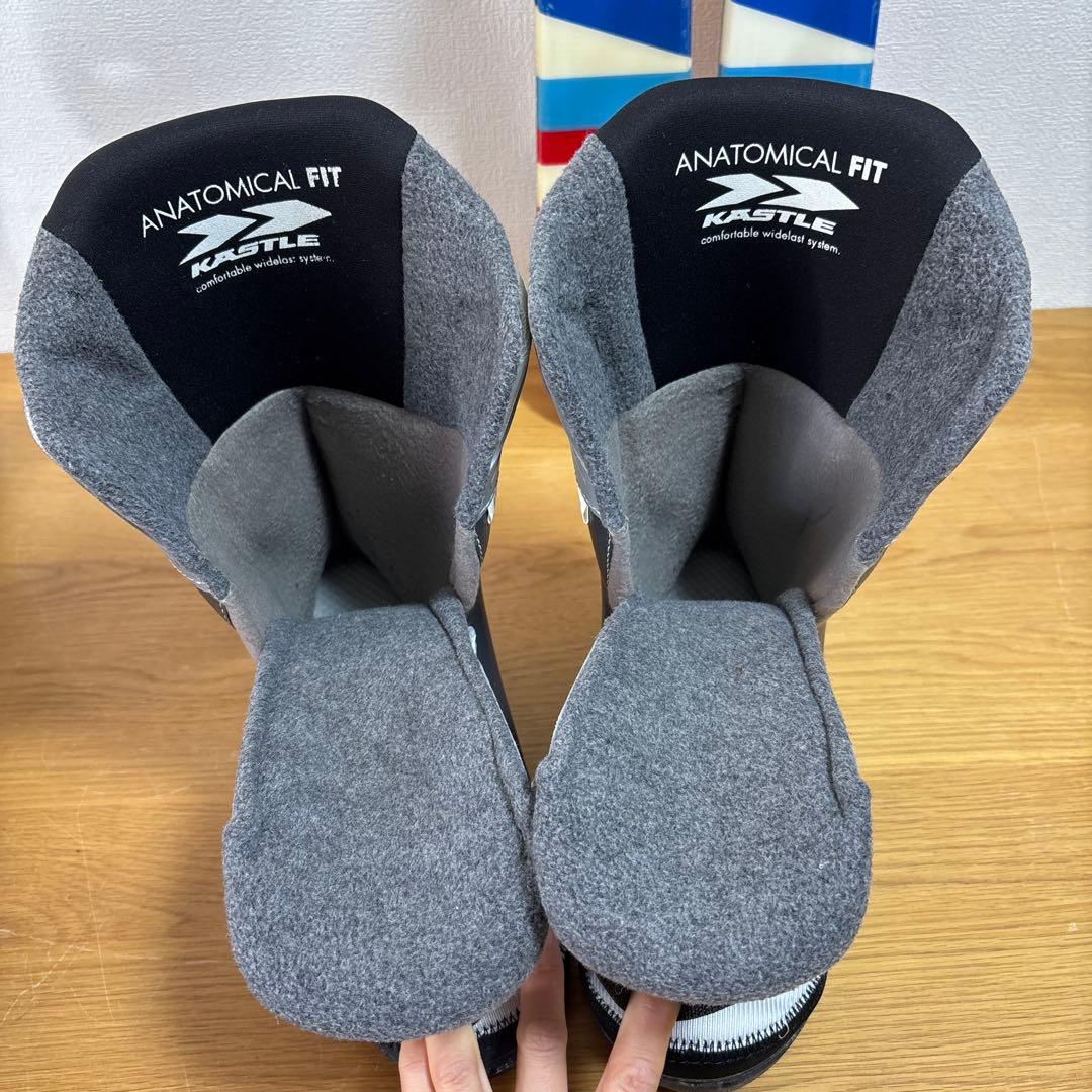 メンズ　ショートスキー　ファンスキーセット　ケスレー　27-27.5cmブーツ付