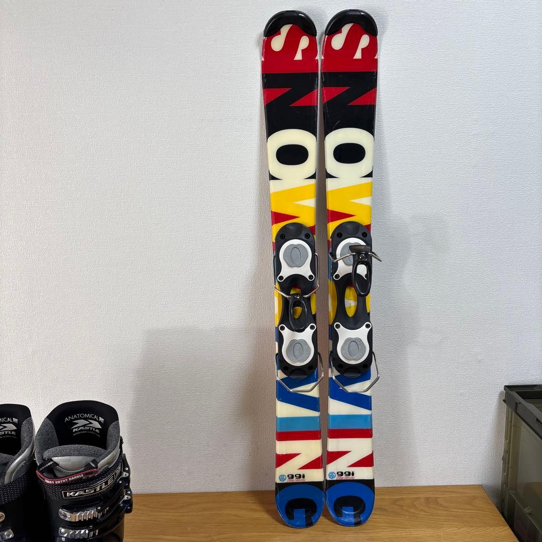 メンズ　ショートスキー　ファンスキーセット　ケスレー　27-27.5cmブーツ付