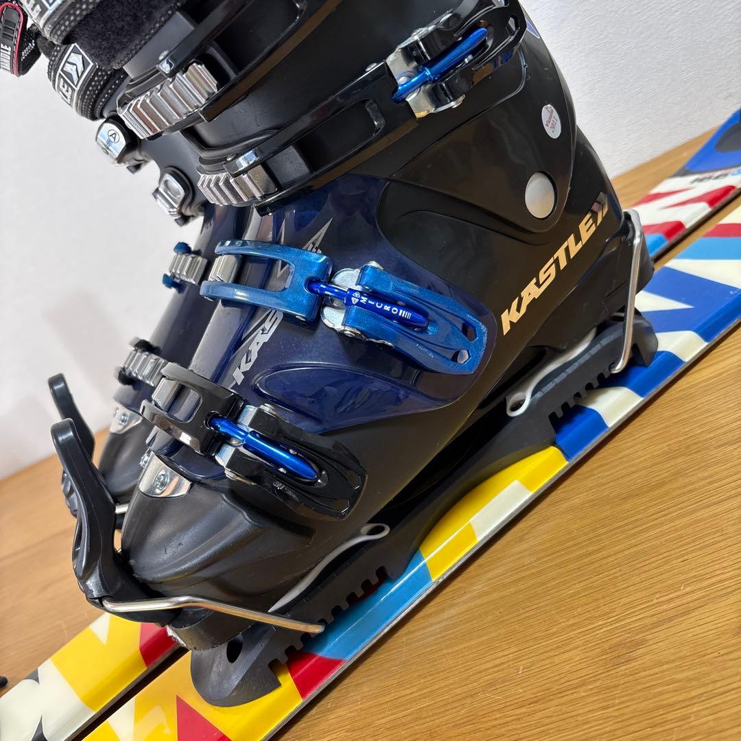 メンズ　ショートスキー　ファンスキーセット　ケスレー　27-27.5cmブーツ付