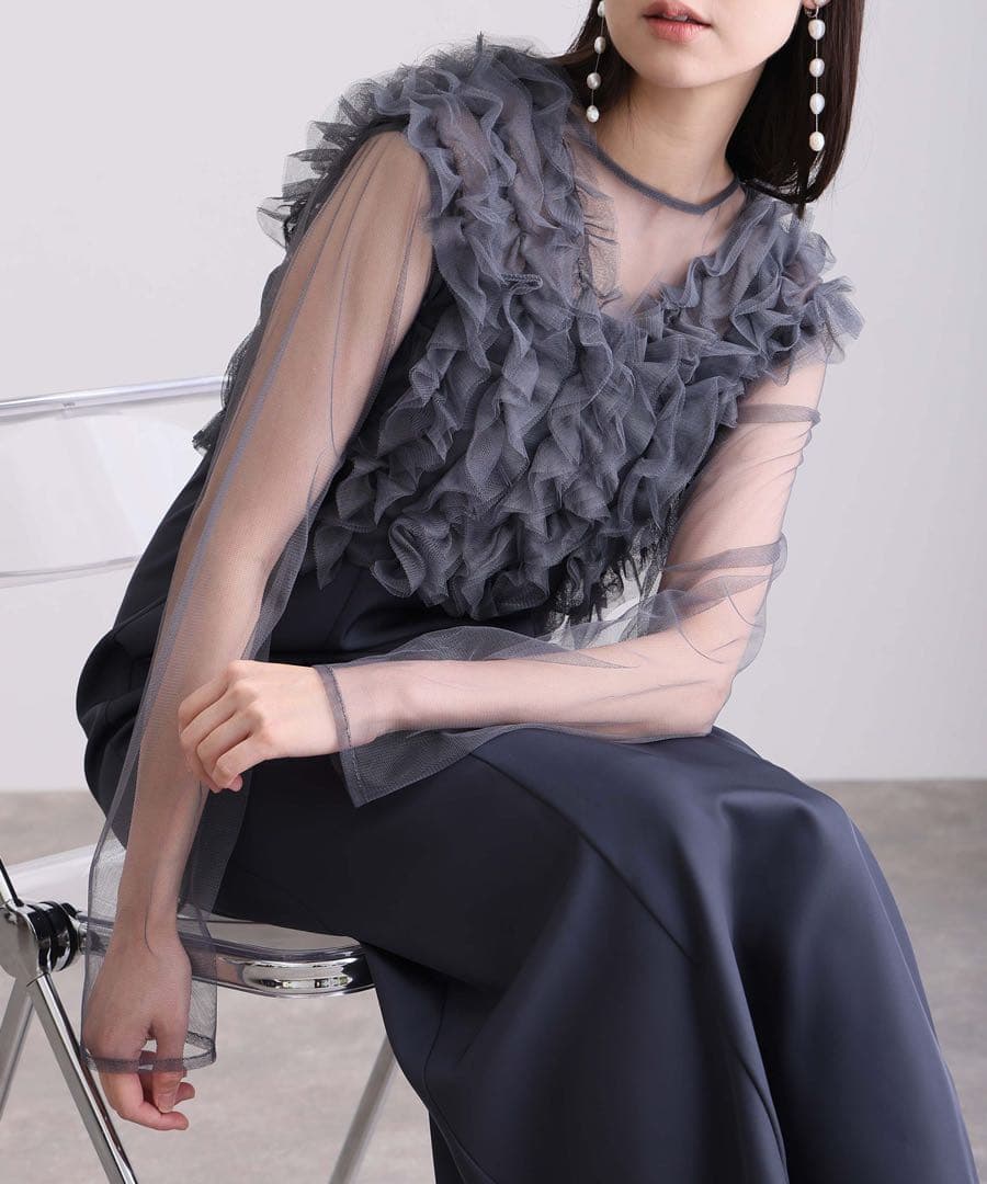 ✅パーティードレス 結婚式 お呼ばれ et.UNiVER alto kana S