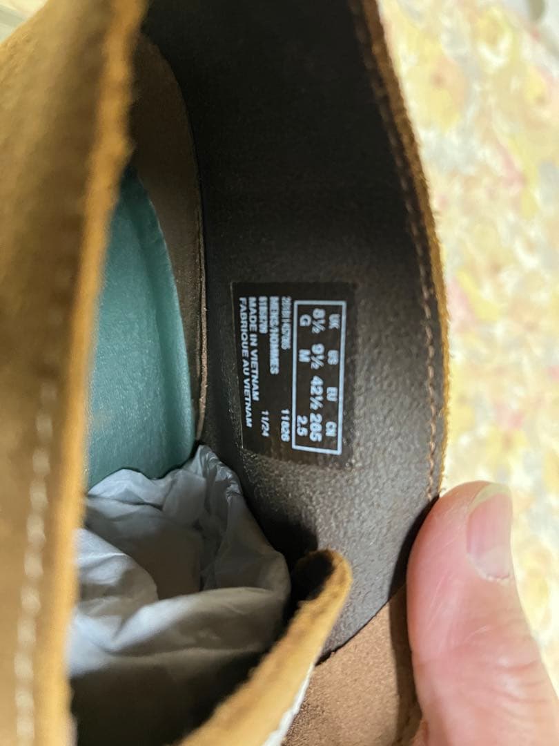 Clarks スエード ブラウン デザートブーツ