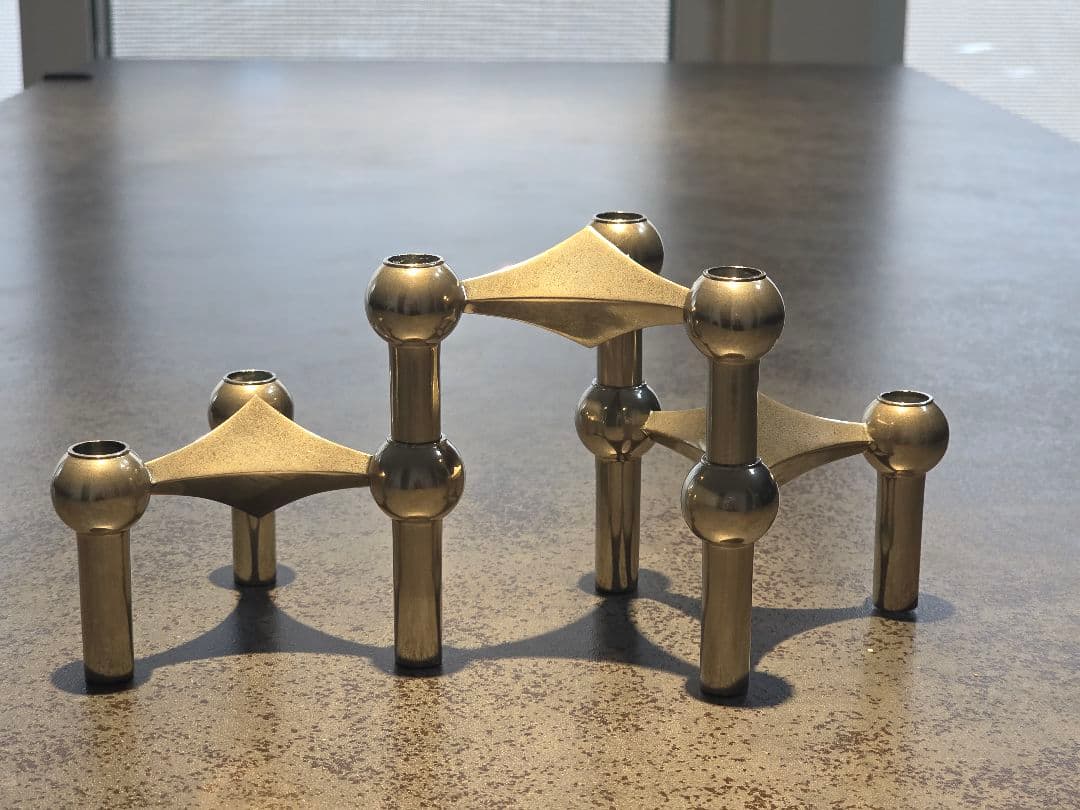 STOFF NAGELストッフナゲル キャンドルホルダー クローム