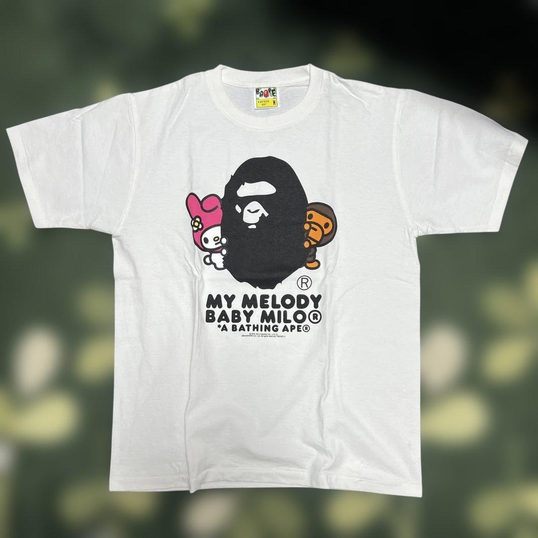 A bathing ape My melody コラボTシャツ