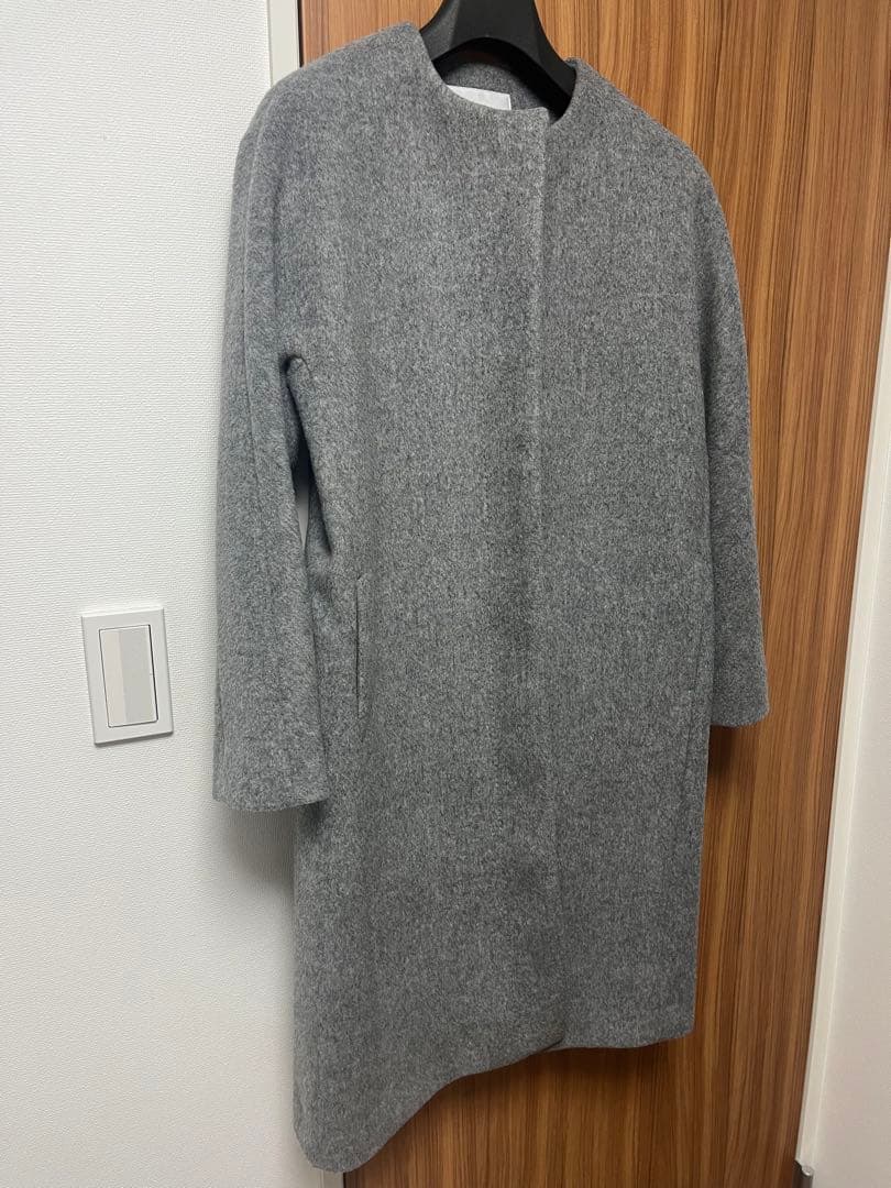 INED イネド　ノーカラーコート　超超美品